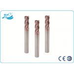 Tungsten Carbide Corner Radius End Mill , Center Cutting End Mill for sale