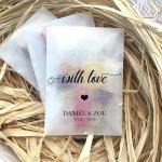 Small Transparent sealable Padded Glassine Paper Bags For Snack