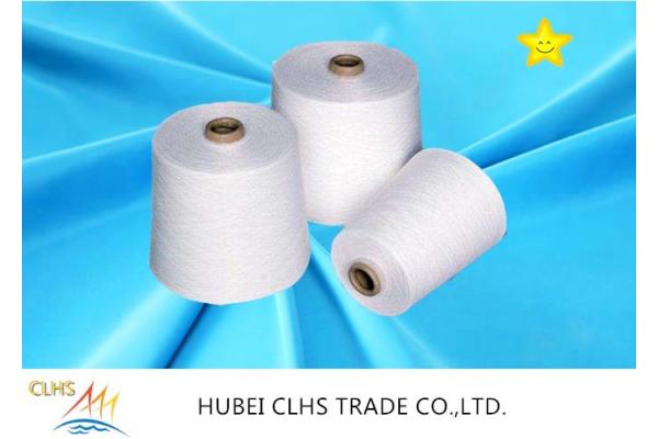 Paper Cone Raw White Polyester Yarn High Strength and Knotless