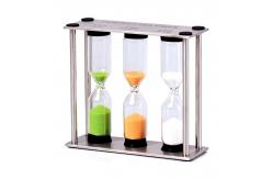 China Tea Sand Timer Hourglass Luxury Style Classic 3 In 1 Sand Timer Clock supplier