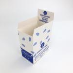 Custom Matt Film UV Embossed With 400g 350g Thickness White Cardboard For 30ml 60ml Bottles Display Paper Box Packaging for sale