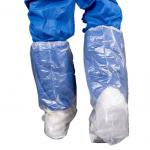 Disposable Use PE Boot Cover , Waterproof Plastic Overshoes For Sanitary