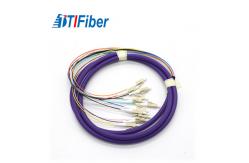 China Multimode Fiber Optic Pigtail Simplex LC SC FC ST Excellent Mechanical Endurance supplier