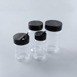 8 Oz 250g 500g Plastic Seasoning Bottles Spice Containers Flip Top for sale