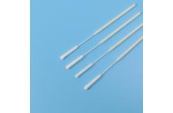 China 10cm EO Steirle Flocked Nylon Nasal Specimen Collection Swab WIth ABS Stick supplier