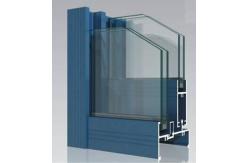 China Powder Painted 6063-T5 Aluminum Window Extrusion Profiles With  tapping supplier