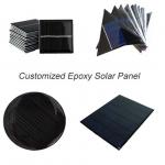 Custom Made Small Solar Panel , Epoxy Resin Solar Panel For Led Garden Light Battery for sale
