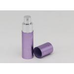 Purple Metal 15ml Mini Perfume Atomiser With Embossed Logo Oxidation Aluminum Case for sale