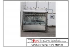 China 5.5KW Cam Rotor Pumps Chunk Paste Filling Machine 1000 - 3000Bottles/Hour supplier