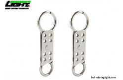 China Double Jaw 8 Padlocks Aluminum Hasp Lockout 149mm Length supplier