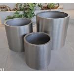 Drainage Metal Planter Pots Rust Resistant For Indoor And Outdoor for sale