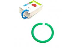 China Environmental Protection Double Buckle Opening Ring 18mm 22mm For Document Binding supplier
