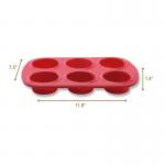 Easy Take Off Reusable 6 Cavity Silicone Bread Mould