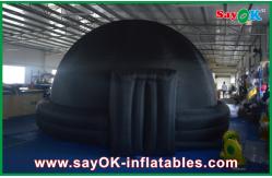 China Black Igloo Giant Inflatable Planetarium Dome Architecture For School Teaching supplier