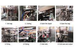 China Tea Chocolate Rotary Doypack Packing Machine With Multihead Weigher supplier