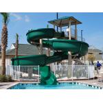 OEM Water Amusement Park Equipment Game Fiberglass Water Slide for sale