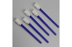 China 5 Inches Cleanroom Foam Cleaning Swabs Dust Free Rectangular supplier