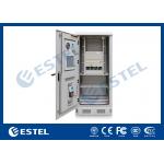 Waterproof Durable Outdoor Telecom Cabinet With Air Conditioner, Rectifier, PDU / Power Enclosure for sale