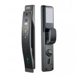 Grey Face Recognition Smart Door Lock Video Intercom Door Lock Aluminum Alloy for sale
