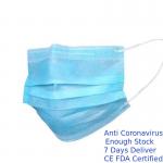 Breathable Earloop Face Mask Lightweight Waterproof Limit Germs Spread