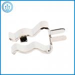 H62 Nickel Plated Brass 2AG 3AG 5AG Glass Fuse Holder Clips 15A 250V