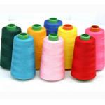 Embroidery Dyed Polyester Yarn 20 / 2 100% Polyester Sewing Thread For Jeans for sale