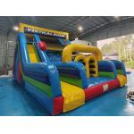 UL Listed Commercial Inflatable Water Slides Vertical Rush Inflatable Obstacle Slide Customized Logo for sale