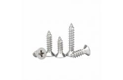 China Custom Cross Countersunk Head Tapping Screws Flat Head Pointed Tail supplier