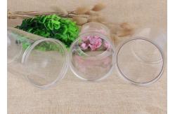 China Food Packaging Airtight PET Plastic Canister With Clear PE Plastic Cover supplier