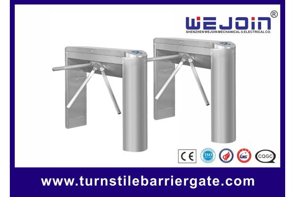 Swipe Card Turnstile Access Control System , Pedestrian Barrier Gate RS232 Communication