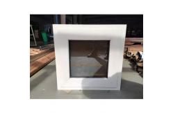 China Double Glazed Villa Home Manual UPVC Awning Window Customized Size supplier