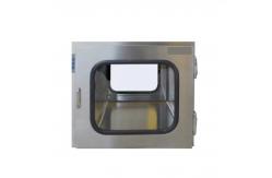 China Cleanroom SUS304  SS Pass Box UV Light Static Pass Static Through Box supplier