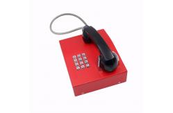 China Public Safety Handset Vandal Proof Telephone Metal Enclosure IP65 With Keypad supplier