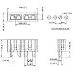 Medium ATS Blade Fuse Holders 32V 20A Automotive With Brass Terminals