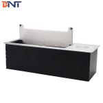 The Silver Brushed Aluminum Alloy Panel Desktop  Flip Up Cover Data Socket BF900 for sale