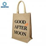Various Size Shopping Printed Embroidery Cotton Jute Bag for sale