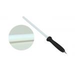 Professional Ceramic Knife Sharpener Rods , Honing Knife Sharpener With Easy Hold Handle