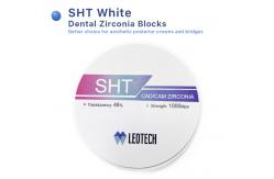 China ODM SHT White Multilayer Zirconia Blank Dental Lab Cad Cam Zirconia Multilayer Block supplier