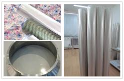 China High Elasticity Fabric Textile Printing Rotary Nickel Screen 640 819 914mm supplier