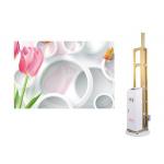 Lcd Touchscreen High Resolution 2880dpi Wall Mural Printing Machine for sale