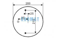 China 1R14-823 Goodyear Air Spring Assemblies W01M586223 Firestone Suspension Air Rubber supplier