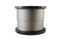 China Galvanized Steel Bulk Cable Irwc 6 X 19 Steel Wire Rope supplier