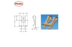 China Different Dimensions Of Gas Spring Carbon Steel Clevis supplier