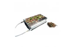 China Smokeless Portable Folding BBQ Grill Gas Saving Infrared Burner 480*320*230 supplier