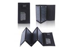 China Dual USB Charger 20W Foldable Solar Panel Bag Fold Away Solar Panels Lightweight supplier