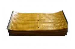 China Polyurethane Cross Tensioned Screen Panel For Mining Crusher Classification supplier