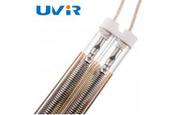 China Gold Plated Medium Wave Infrared Lamp For Paint Drying 4100W supplier