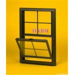70mm Depth 6063 -T5 Aluminum Single Hung Windows Anodized for sale