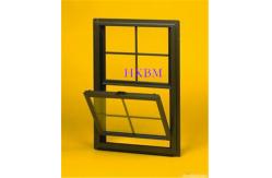 China 70mm Depth 6063 -T5 Aluminum Single Hung Windows Anodized supplier
