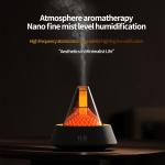 Aromatherapy Fire Flame Humidifier With Auto Shut Off And Less Than 35dB Noise Level for sale